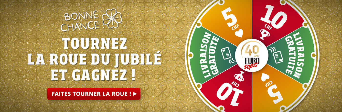 Tourner la roue de la fortune du jubilé et gagner