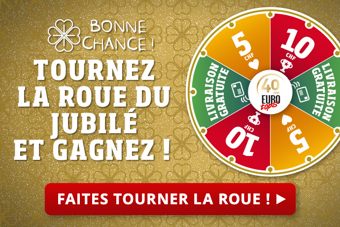 Tourner la roue de la fortune du jubilé et gagner