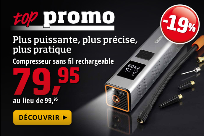 top promo - Compresseur sans fil rechargeable