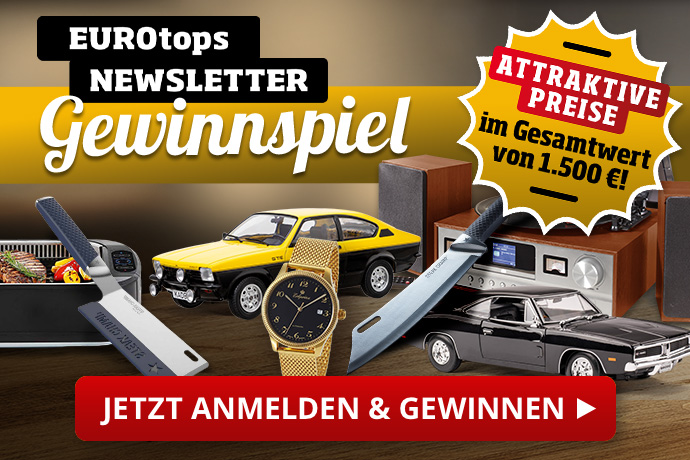 EUROtops Newsletter-Gewinnspiel