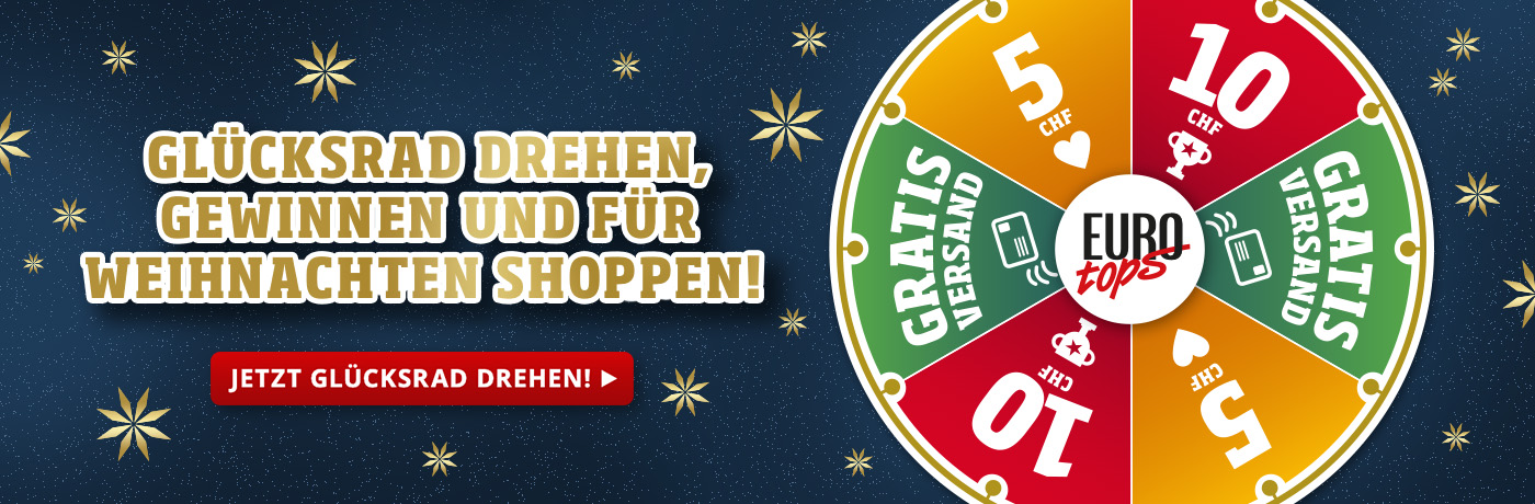 EUROtops Weihnachts-Glücksrad: Jetzt drehen und gewinnen