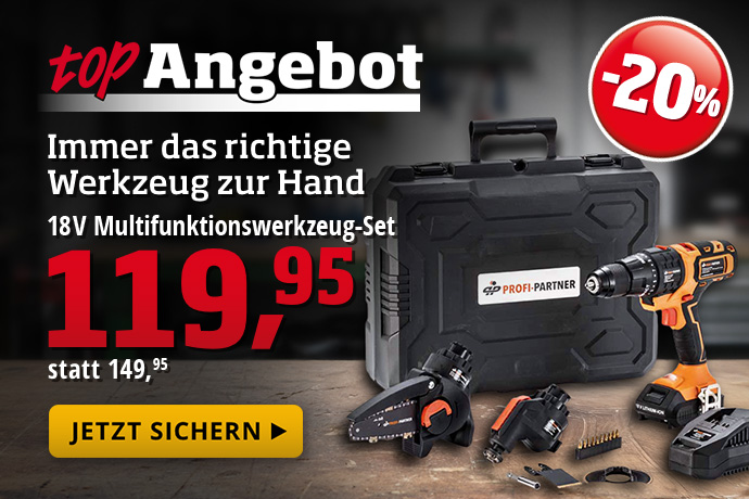 Topangebot - 18 V Multifunktionswerkzeug-Set