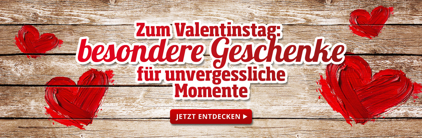 Zum Valentinstag besondere Geschenke für unvergessliche Momente