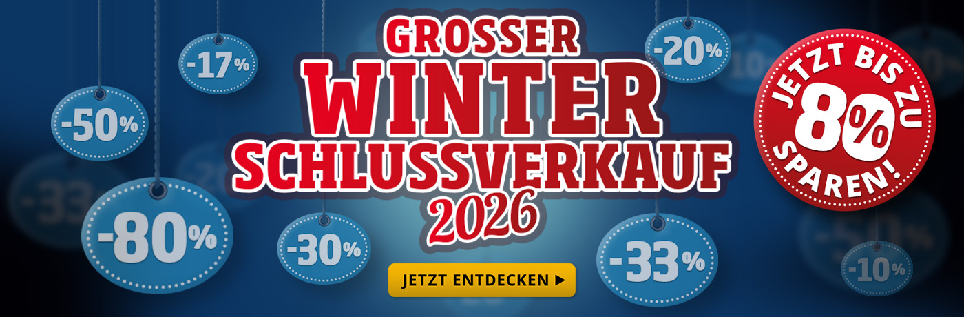 Großer Winterschlussverkauf bei EUROtops