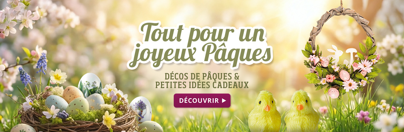 Décorations de Pâques et cadeaux chez EUROtops