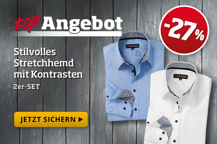 Topangebot - Stretchhemd im Set