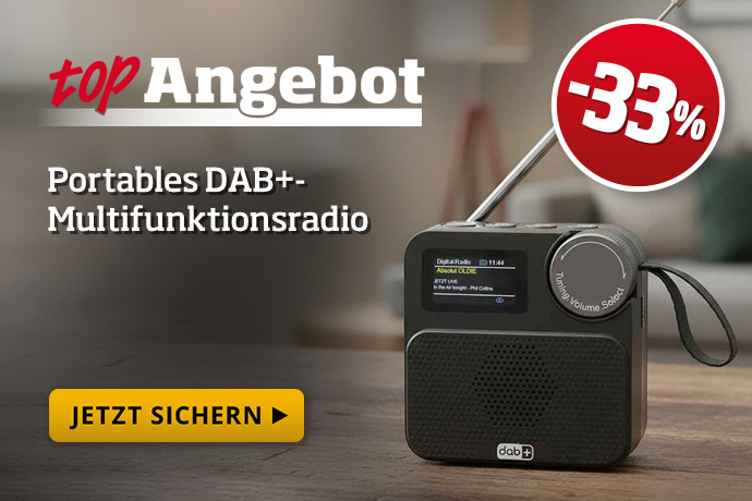 Topangebot - Portables DAB+-Multifunktionsradio