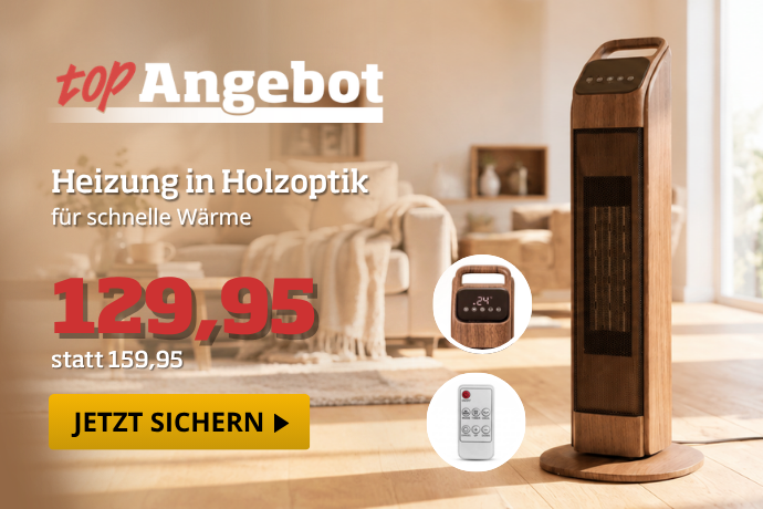 Topangebot - Heizung in Holzoptik
