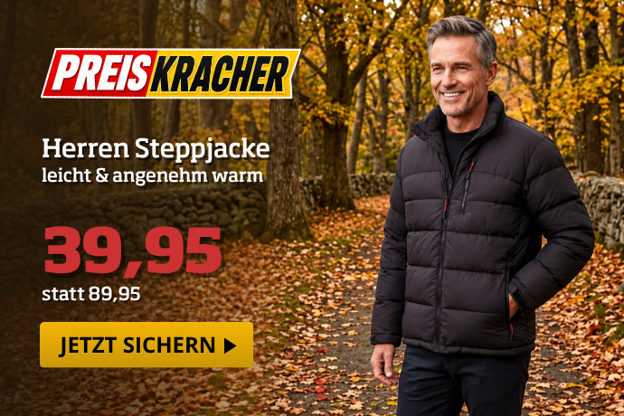 Preiskracher - Herren Steppjacke