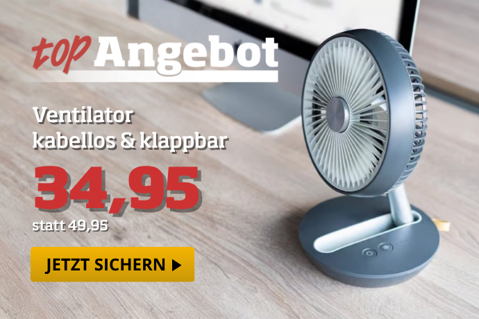 Topangebot - Kabelloser Ventilator