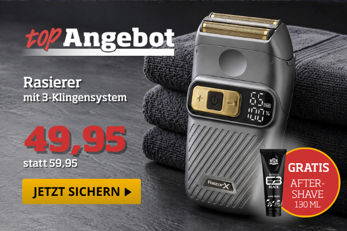 Topangebot - Rasierer mit 3-Klingensystem