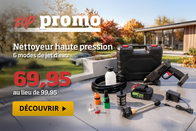 Top promo - Nettoyeur haute pression sans fil