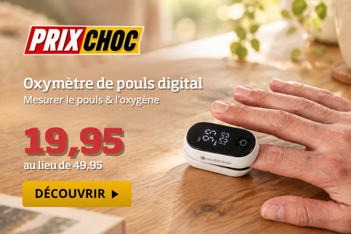 Prix choc - Oxymètre de pouls digital