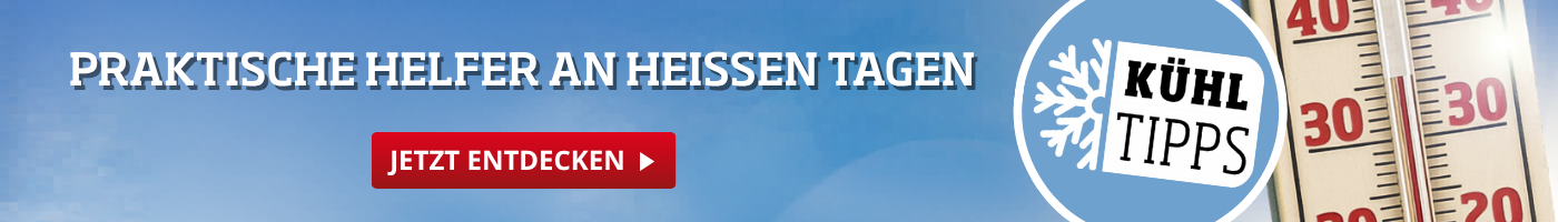 Kühltipps - Praktische Helfer an heißen Tagen