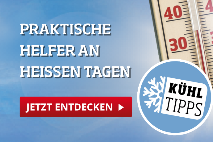 Kühltipps - Praktische Helfer an heißen Tagen