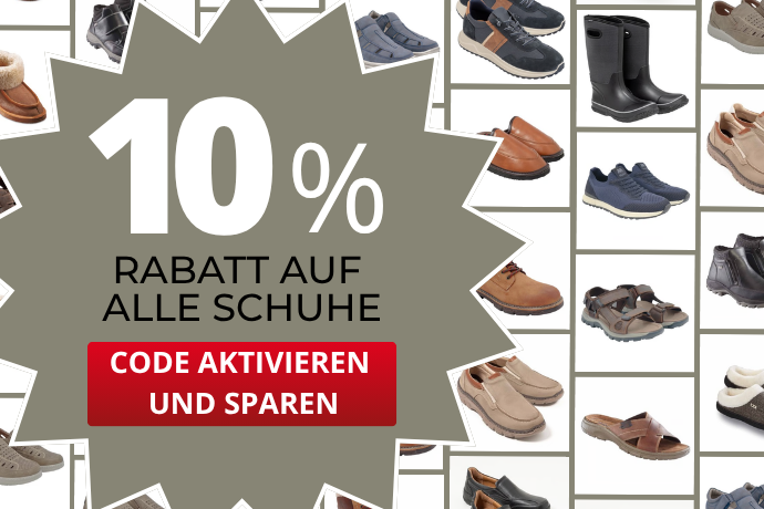10% Rabatt auf alle Schuhe