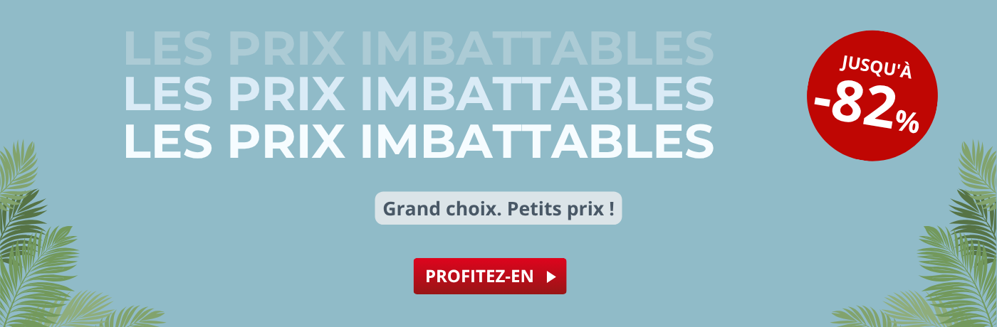 Les prix imbattables 2026 chez Eurotops