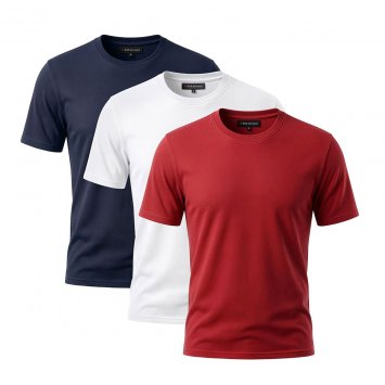 T-Shirt 3er Pack Bunt