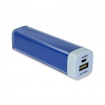 Powerbank blau, 2.200 mAh