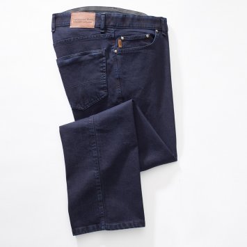 Doppelt gefärb.Jeans,black/bla
