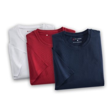 T-Shirt in Stretch-Qualität 3er-Set