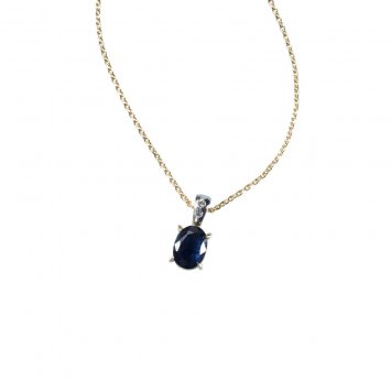 Collier saphir "Gloria"