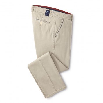 Pantalon en coton high stretch