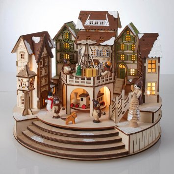 Village illuminé