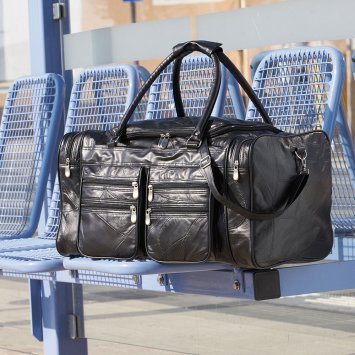 Echtleder-Reisetasche