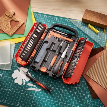 Set de couteaux de précision (37 piéces) Lot de 37