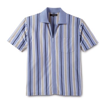 Poloshirt mit Ganzreißverschluss