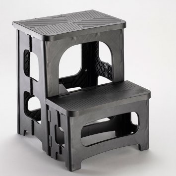 Escabeau pliant à 2 marches