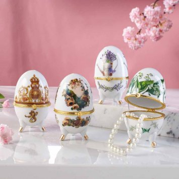 Œufs de porcelaine Lot de 4