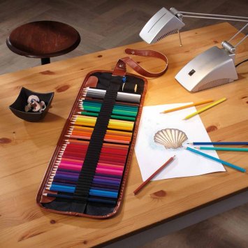 Buntstift-Set im Roll-Etui