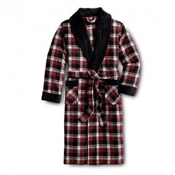 Hochwertiger Fleece Bademantel