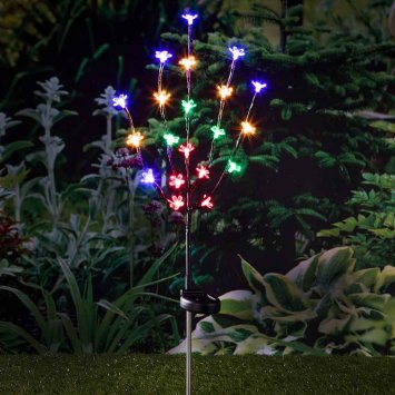 LED Solar Kirschblütenstecker