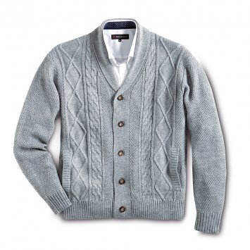 Klassische Strickjacke