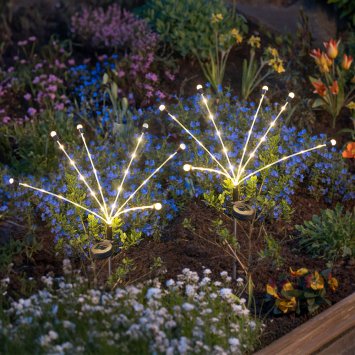 Lucioles de jardin solaires