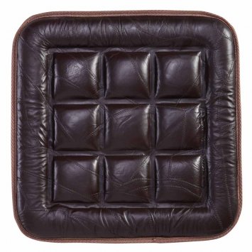 Coussin d'assise en cuir