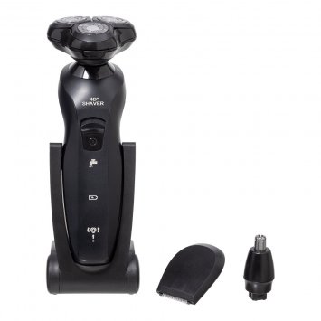 Aufladbarer Rasierer mit Trimmer Set