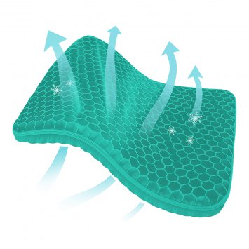 Coussin d'assise à structure alvéolaire