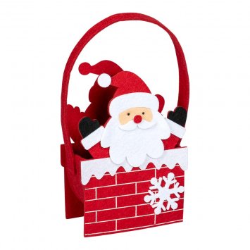 Sac cadeau en feutre « Santa »