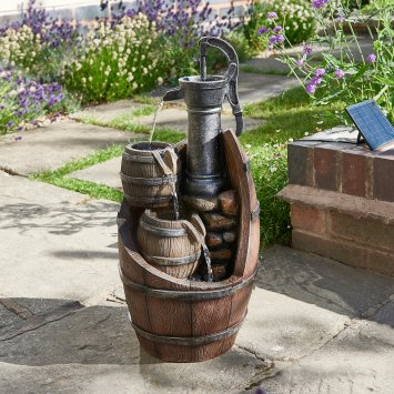 Fontaines solaires Fûts de whisky