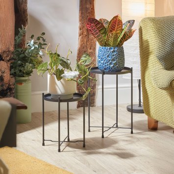 Duo de supports pour plantes