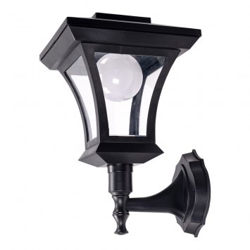 LED Solar-Laterne mir Wandhalterung