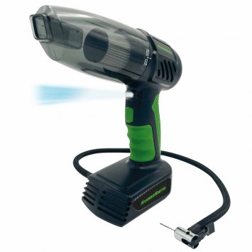 Aspirateur et compresseur sans fil 2 en 1