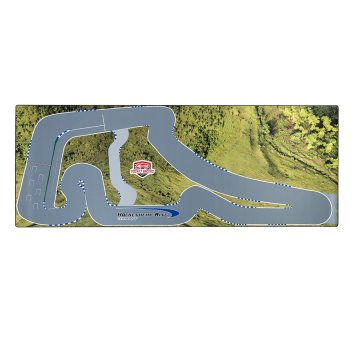 Pocket Racer Rennmatte "Hockenheimring" 300 x 115 cm