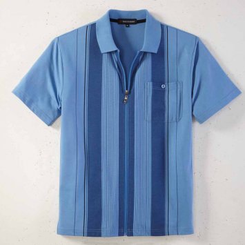 Polo entièrement zippé