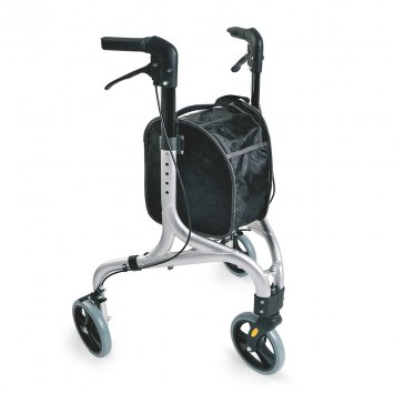 Déambulateur trois roues en aluminium