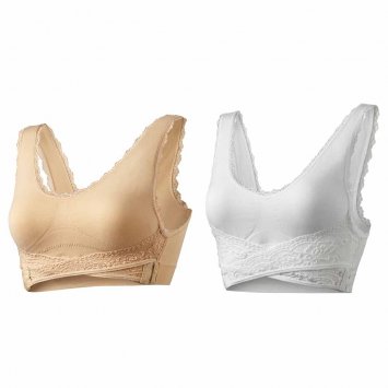 Soutien-gorge avec dentelle Lot de 2